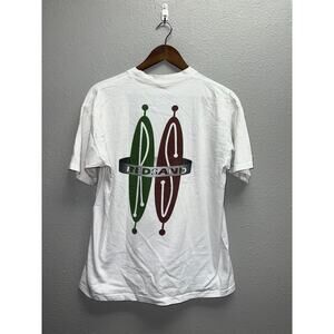 Vintage Redsand Shirt Red Sand Surf Surfing White Logo Graphic Tee 90s M